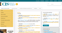 Desktop Screenshot of cis.es