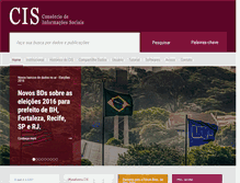 Tablet Screenshot of cis.org.br