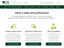 Tablet Screenshot of cis.cz